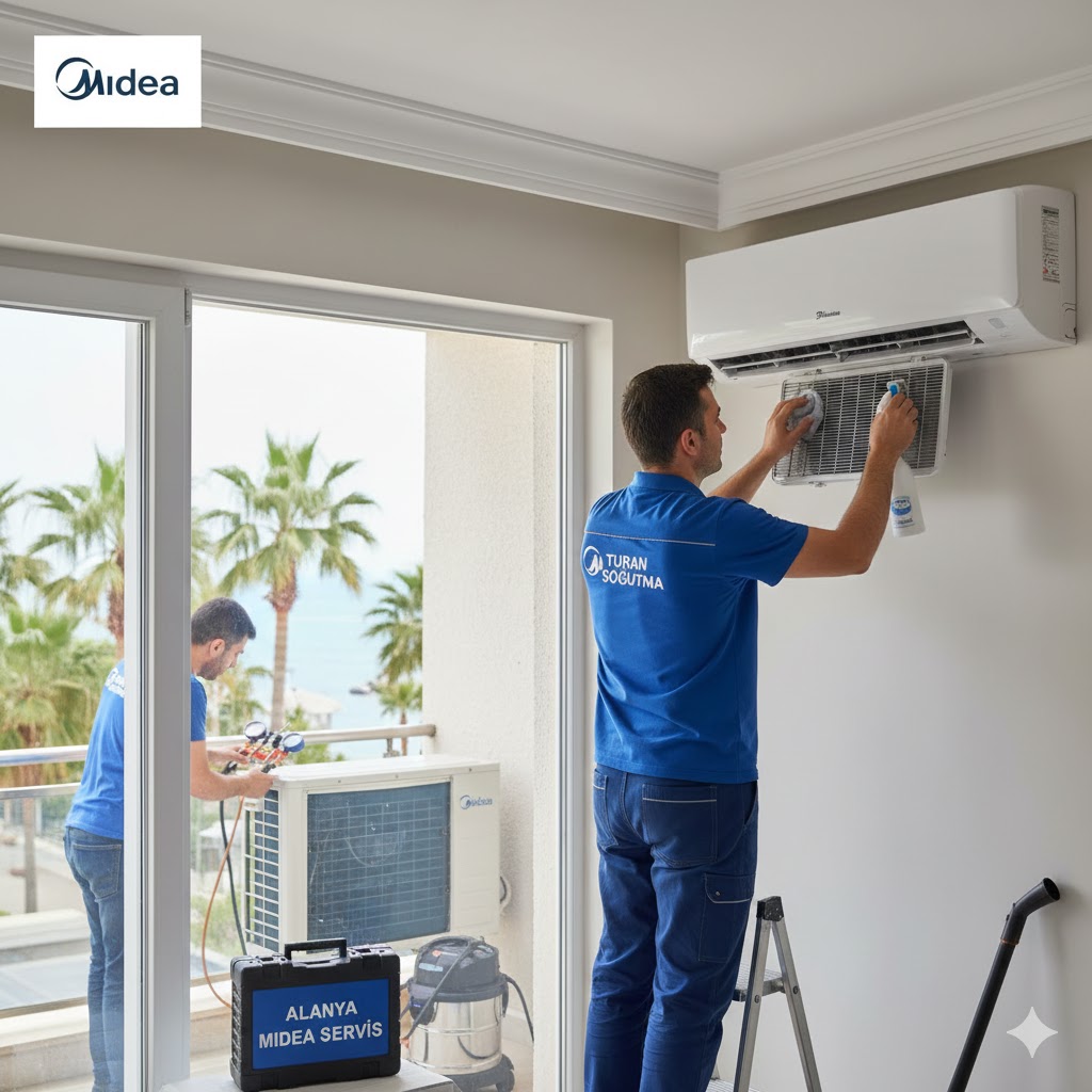 Midea klima ve ısı pompası servisi Alanya